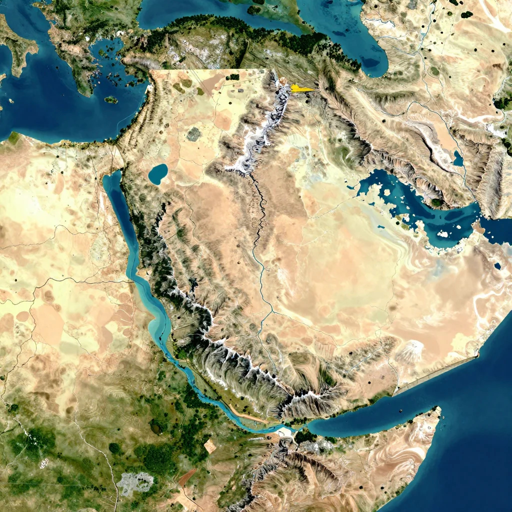 adrar algeria city physical map