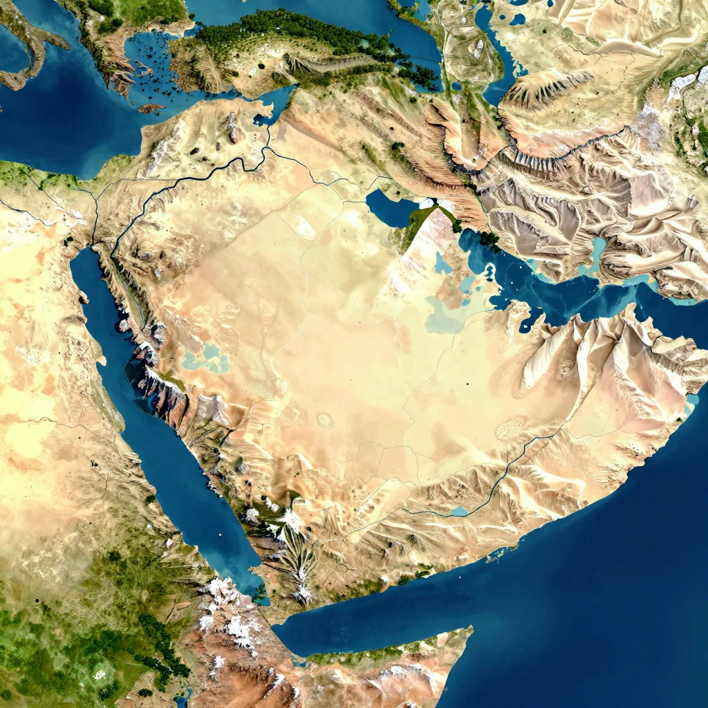 algeria country physical map