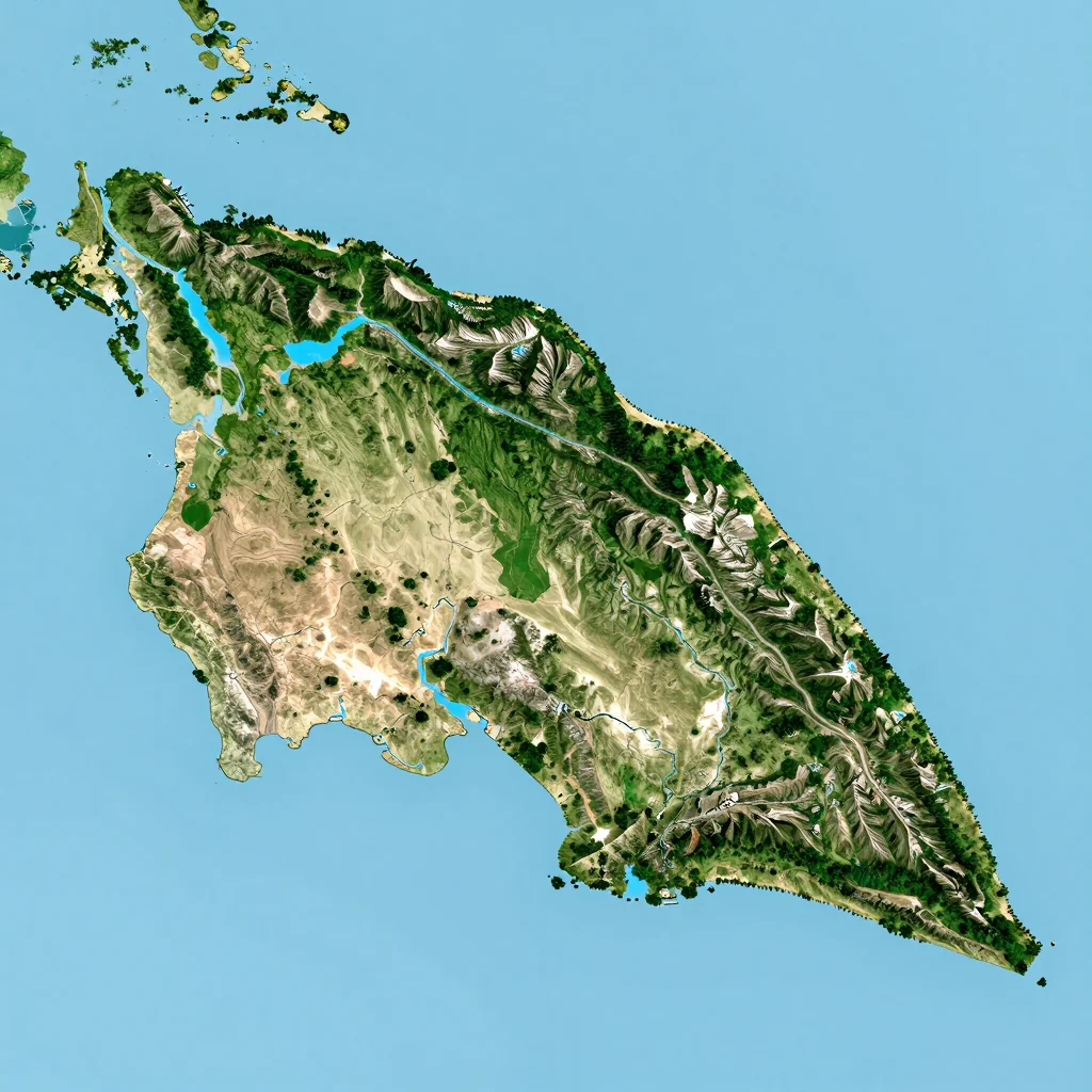 antigua and barbuda country physical map