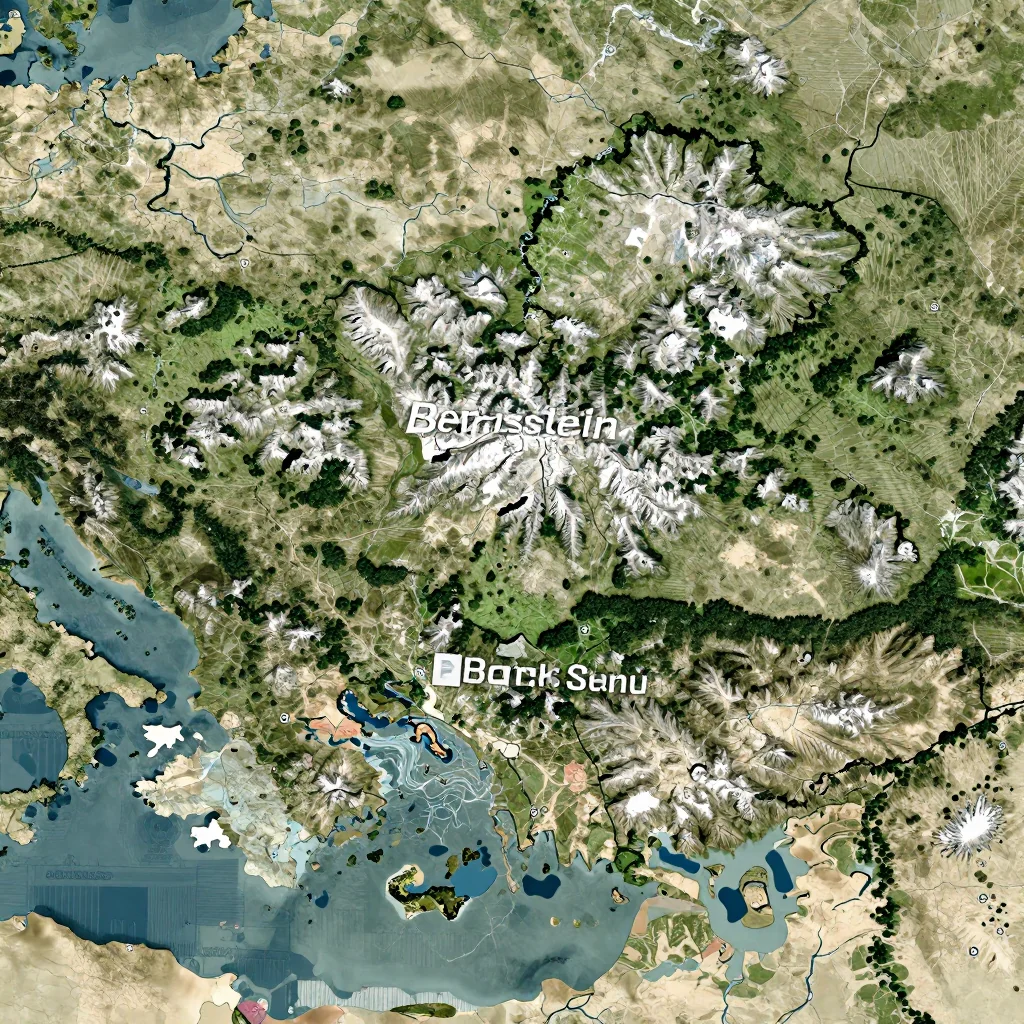 bernstein austria city physical map