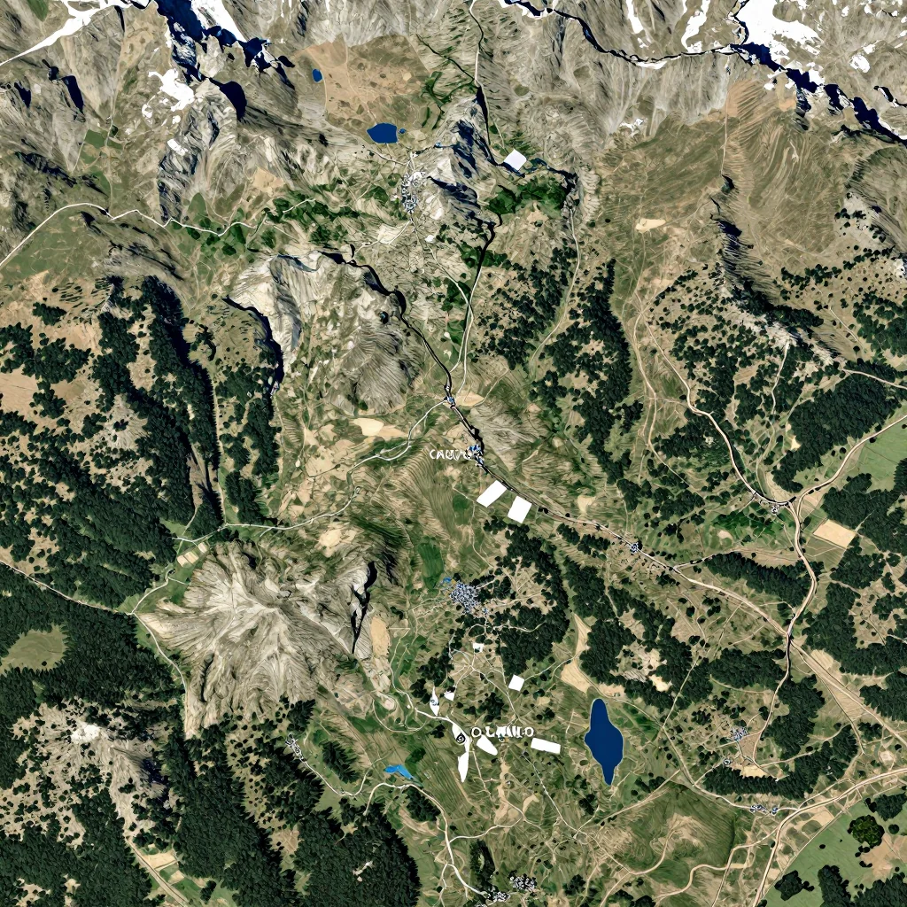 Canillo Andorra - City Layout, Maps and Neighborhoods map 5 canillo andorra city physical map