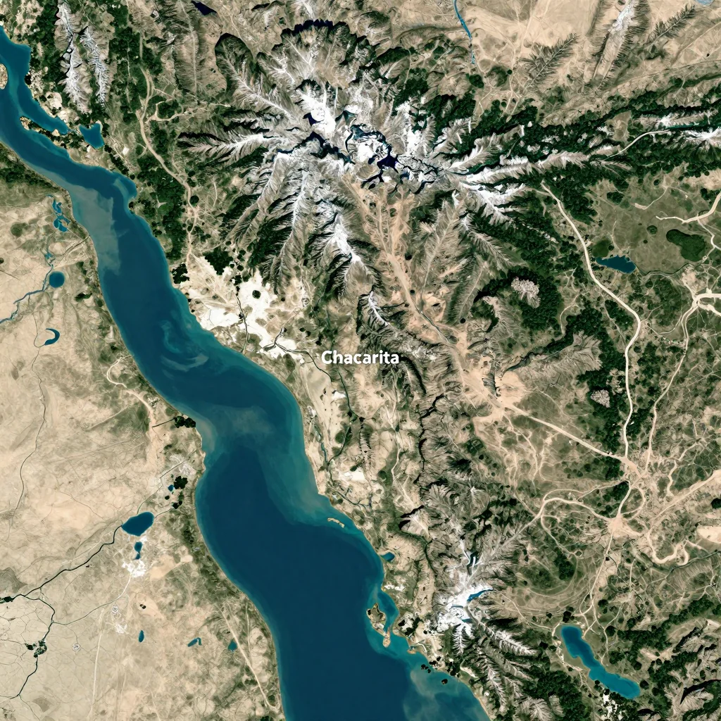 chacarita argentina city physical map