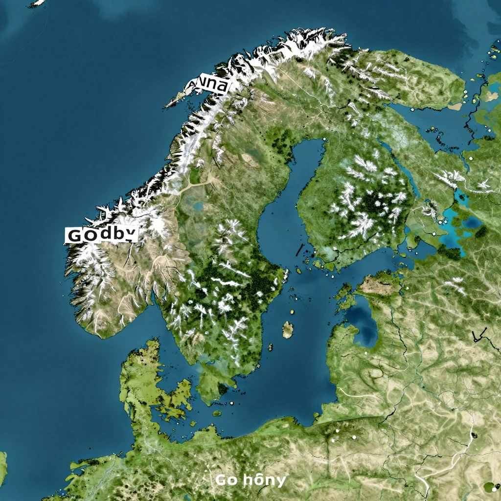 godby aland islands city physical map