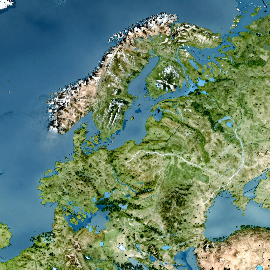 lemland aland islands city physical map