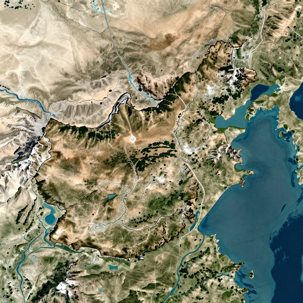 wakhan afghanistan city physical map