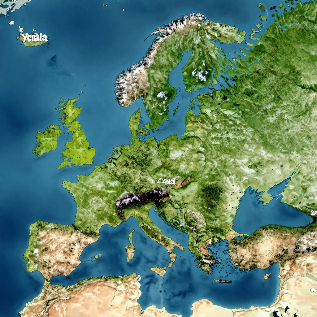 yomala aland islands city physical map