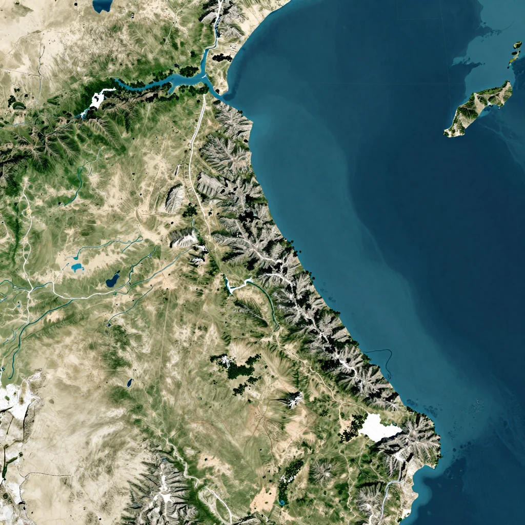 bahrain country physical map