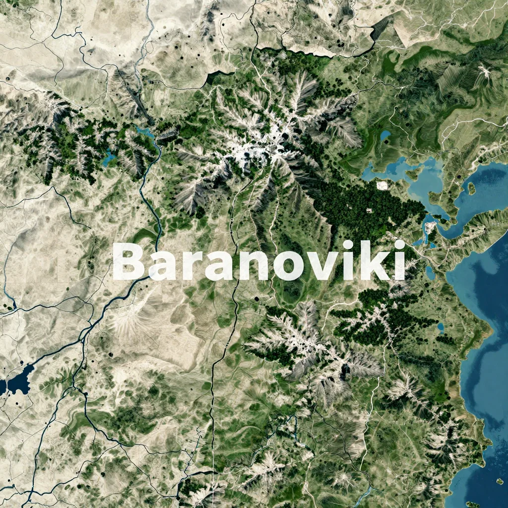 Discover Baranovichi Belarus - Complete City Map and Guide map 5 baranovichi belarus city physical map