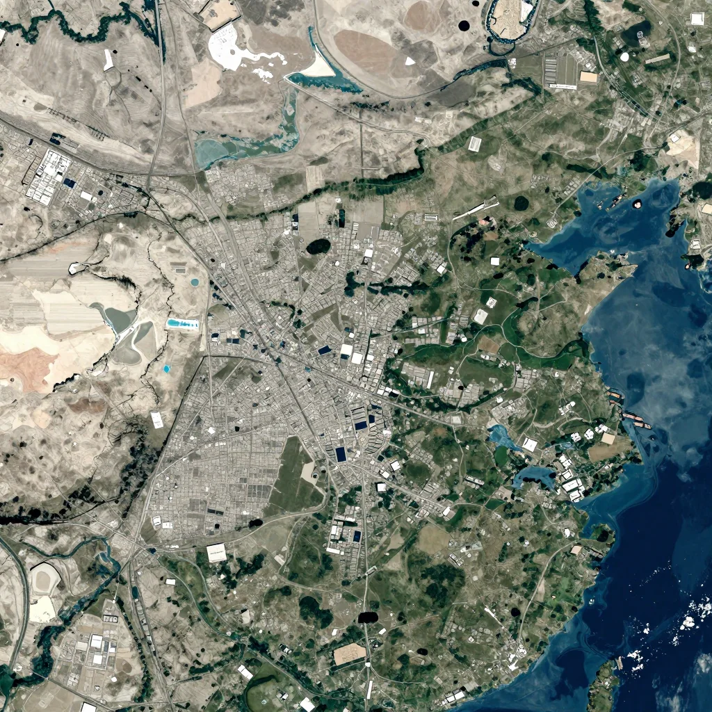 benin country satellite map