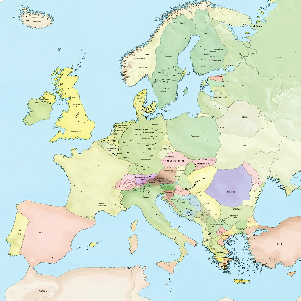 Political Map of Bhutan - Administrative Boundaries Political map showing borders, administrative divisions, major cities, and capital of Bhutan