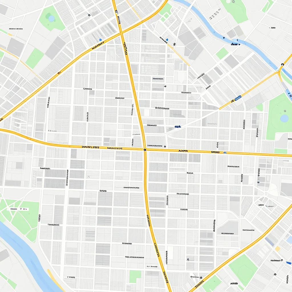 Street Map of Bhutan - Road Network Detailed street map showing roads, highways, neighborhoods, and urban layout of Bhutan