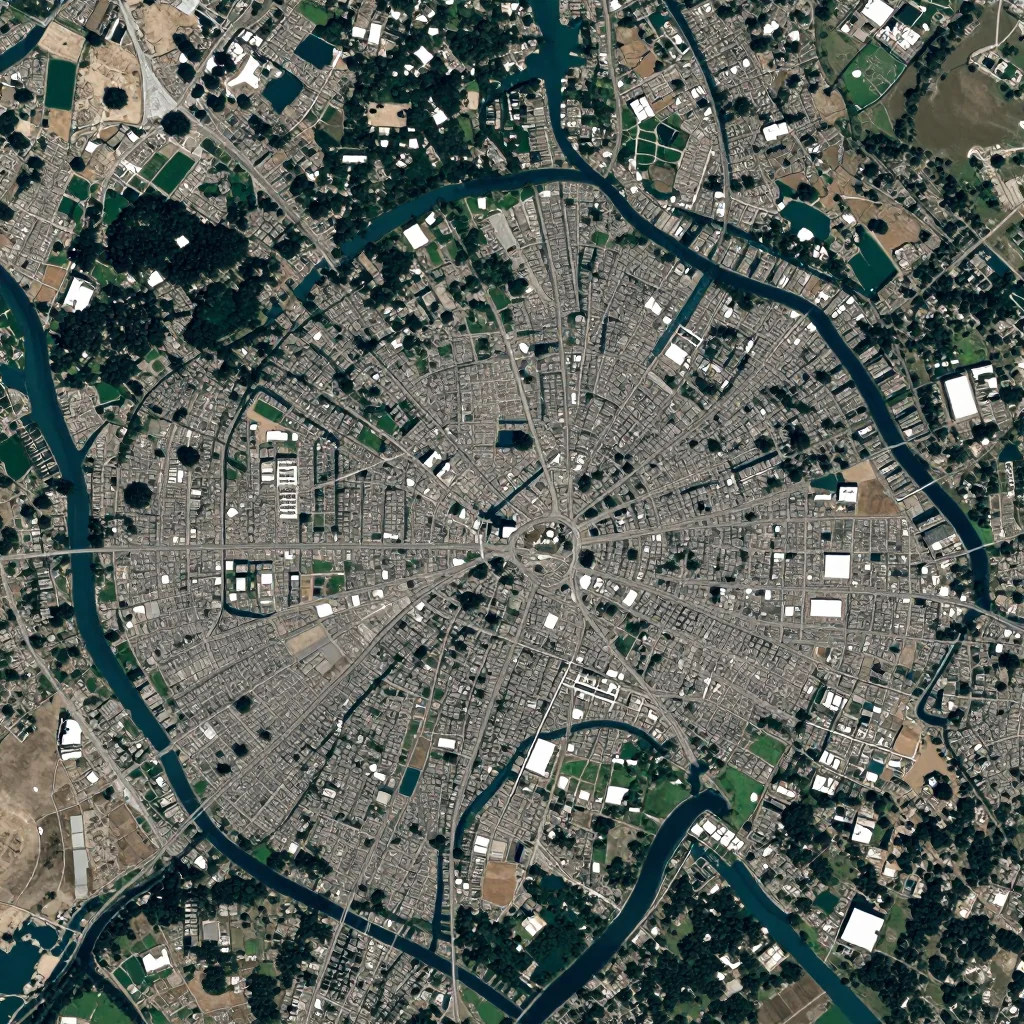 devonshire bermuda city satellite map