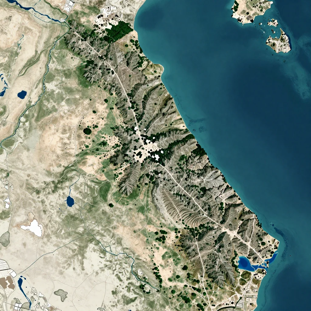 manama bahrain city physical map