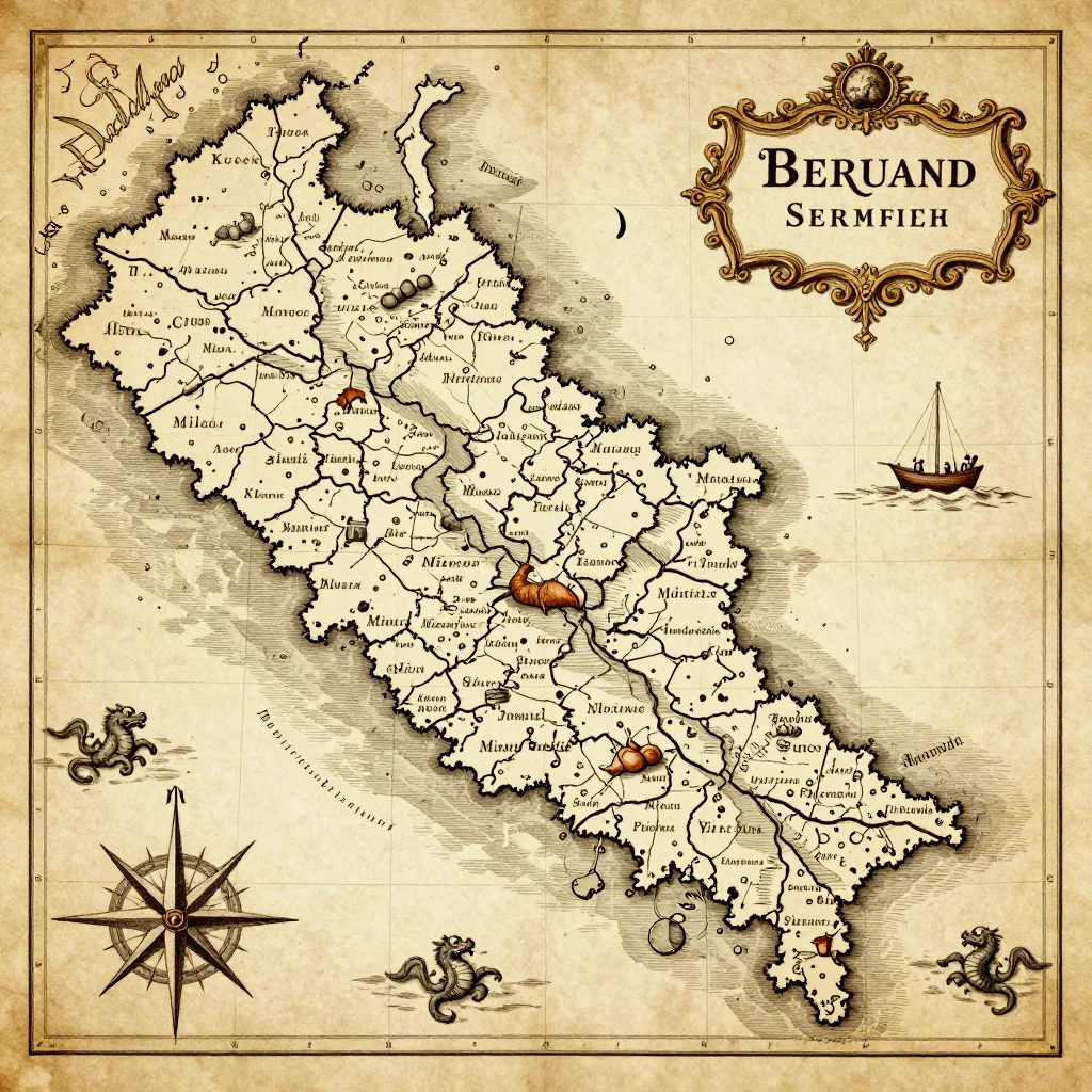 Historical Vintage Map of Somerset, Bermuda - Antique Cartography Antique vintage map of Somerset, Bermuda showing historical cartography style