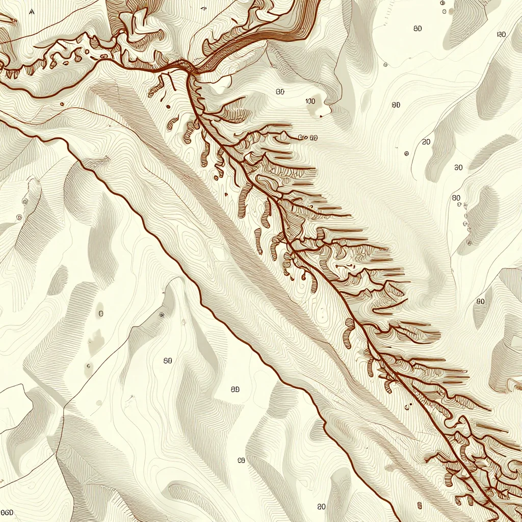 3D topographic map showing elevation contours, mountain ranges, and terrain features of Tang Valley, Bhutan