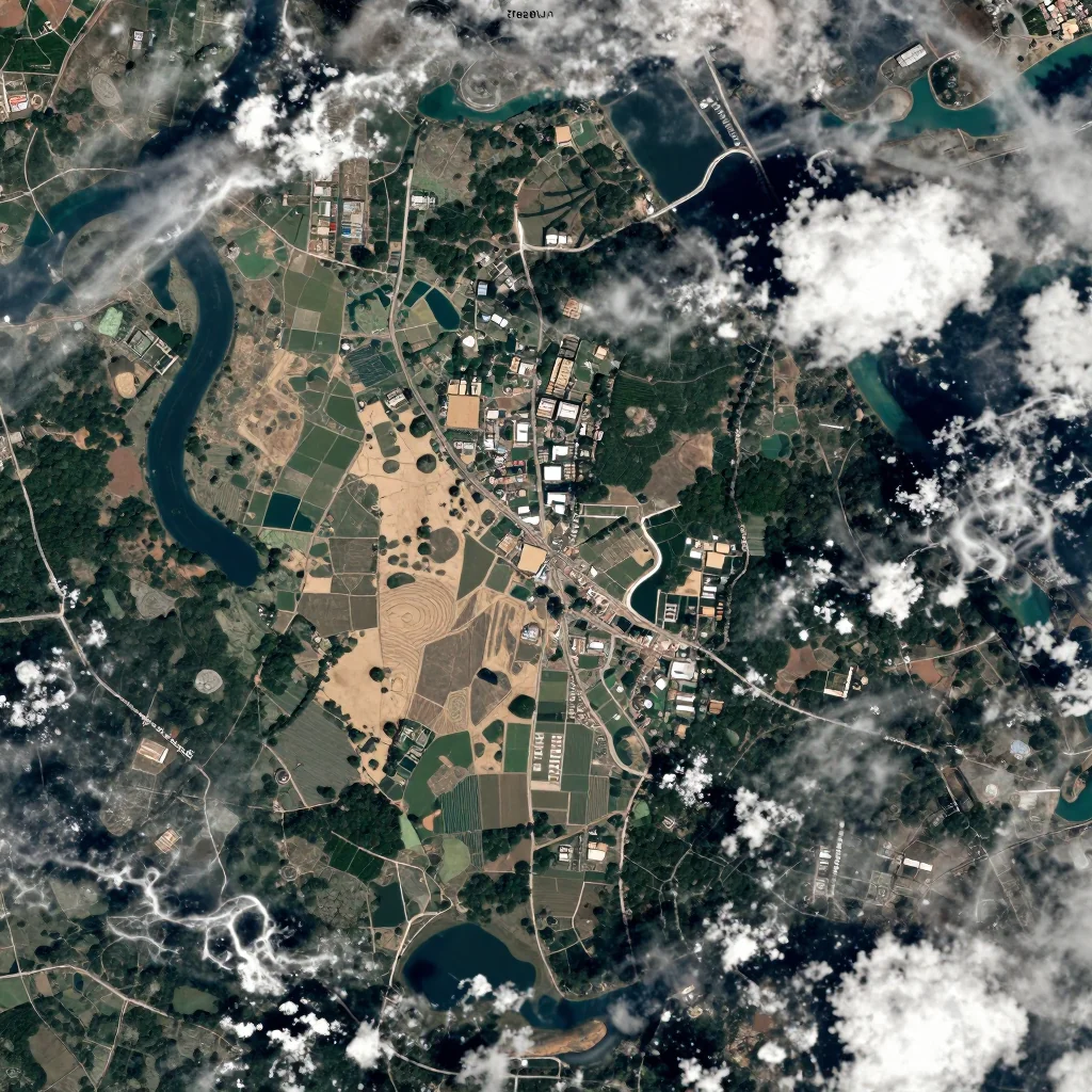 valley of peace belize city satellite map