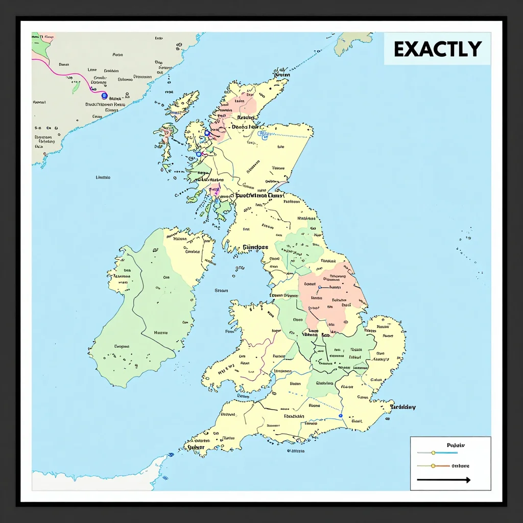 Political Map of British Indian Ocean Territory - Administrative Boundaries Political map showing borders, administrative divisions, major cities, and capital of British Indian Ocean Territory