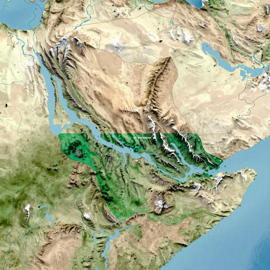 burkina faso country physical map