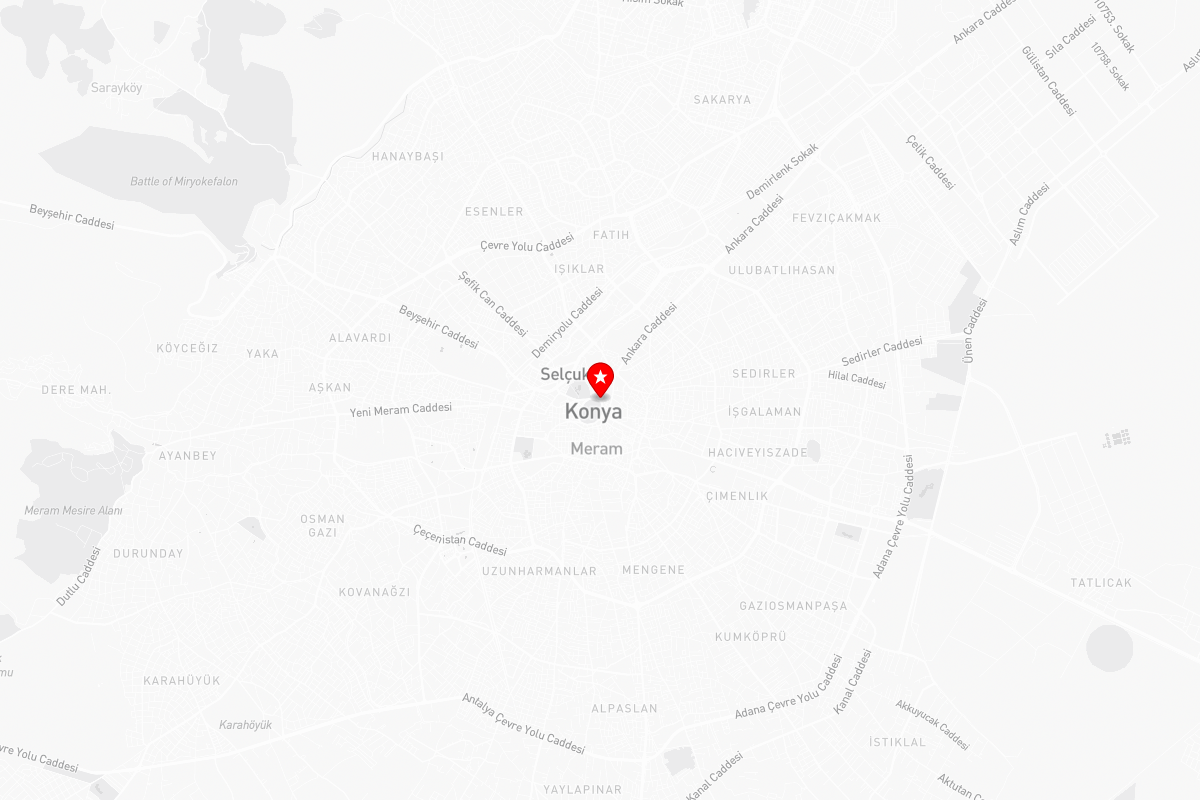 Konya Business District Map - Commercial Areas