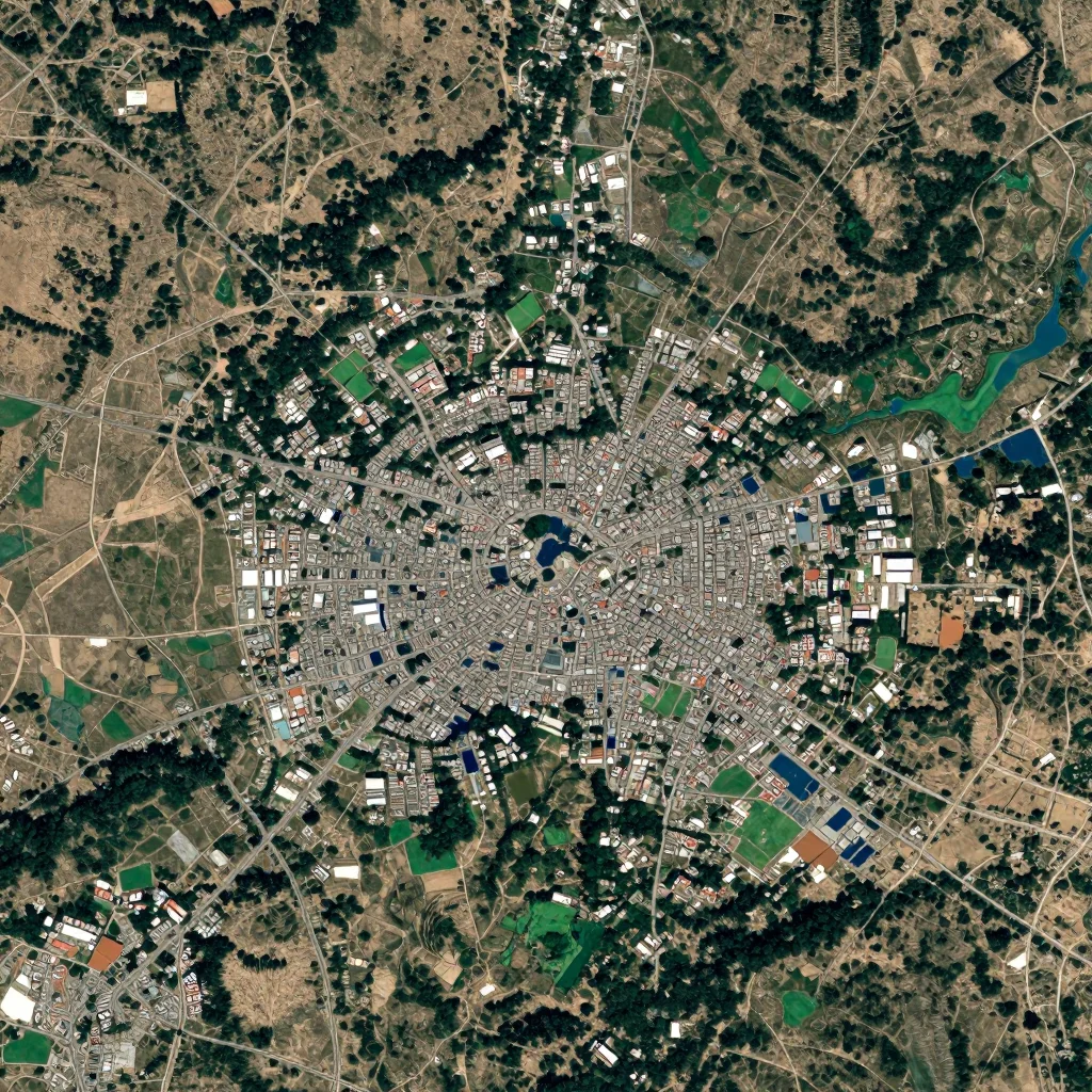 pachu bhutan city satellite map