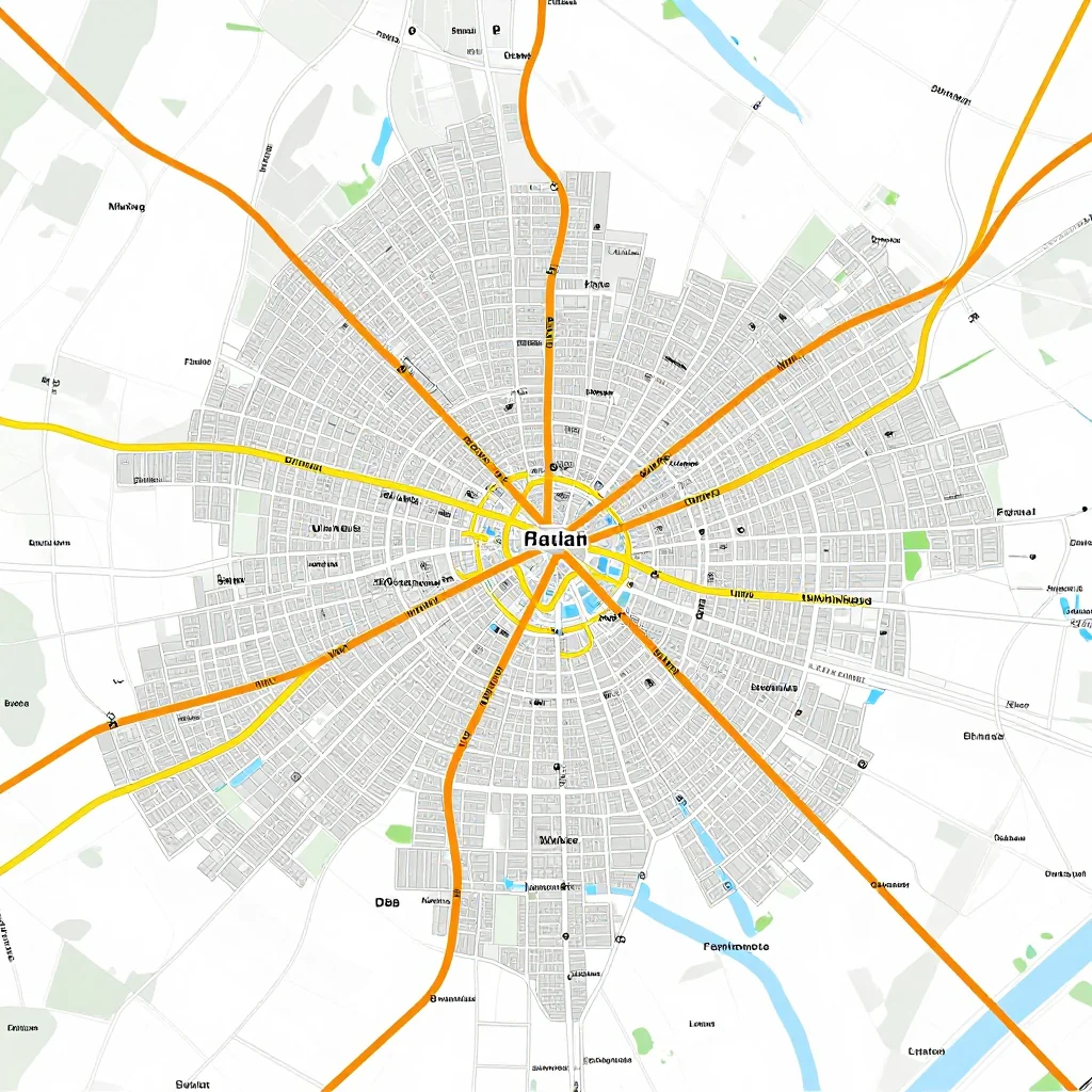 Detailed street map showing roads, highways, neighborhoods, and urban layout of Pachu, Bhutan