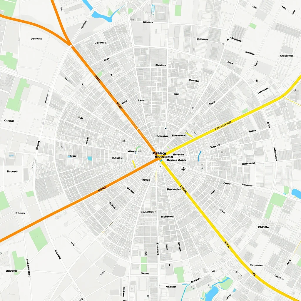 Detailed street map showing roads, highways, neighborhoods, and urban layout of Provincia Cercado, Bolivia