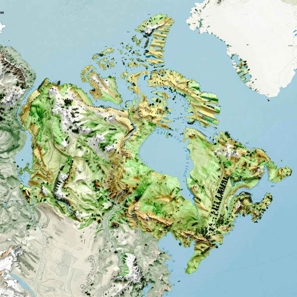 banff canada city physical map