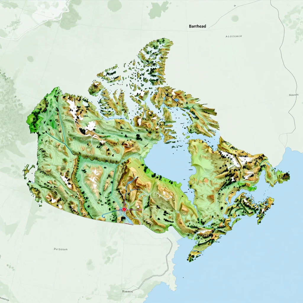 barrhead canada city physical map 5