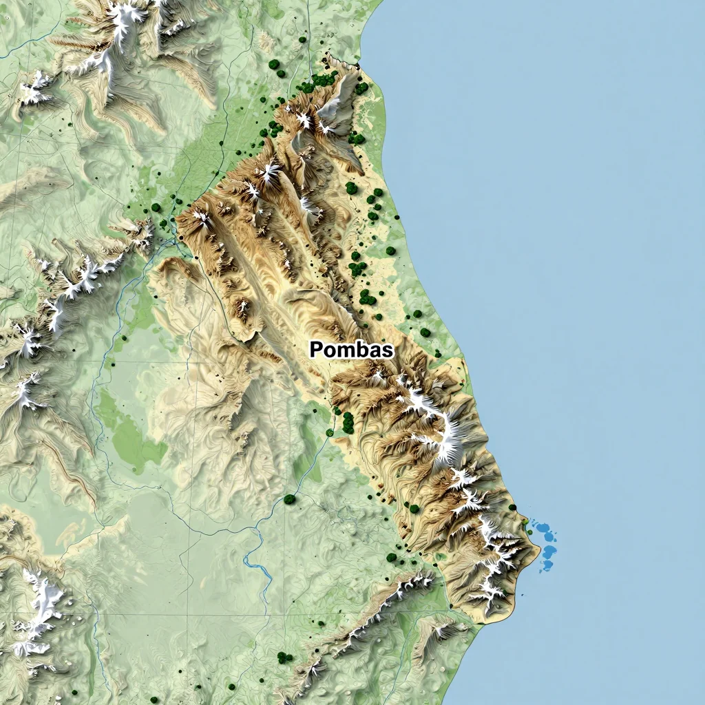 pombas cape verde city physical map
