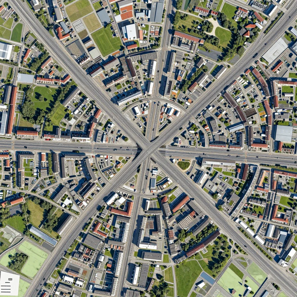 Aalst, Belgium Street Map