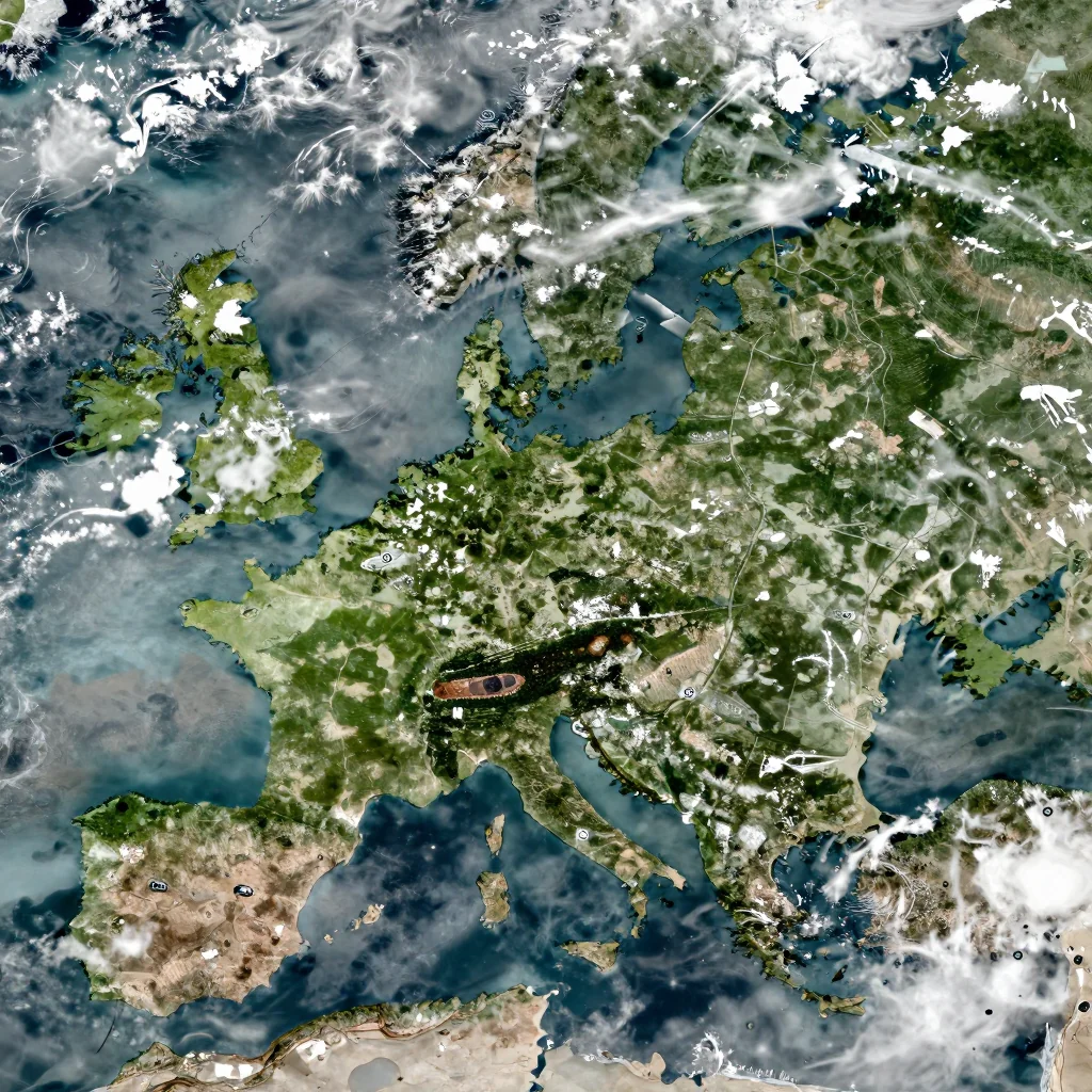 Aalter, Belgium Satellite View