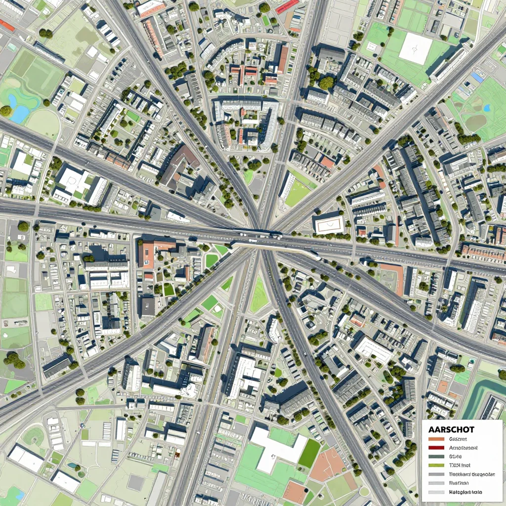 Aarschot, Belgium Street Map