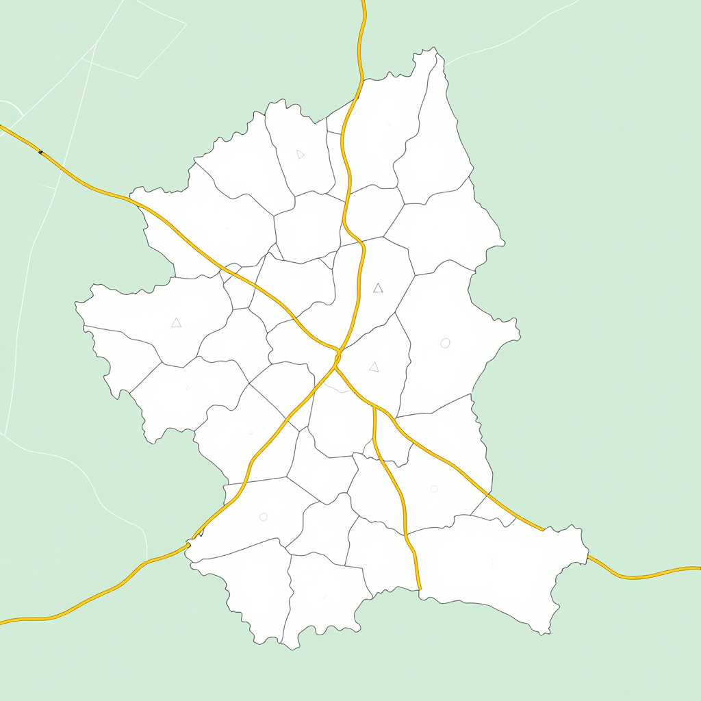 Political map showing borders, administrative divisions, major cities, and capital of Abomey-Calavi, Benin