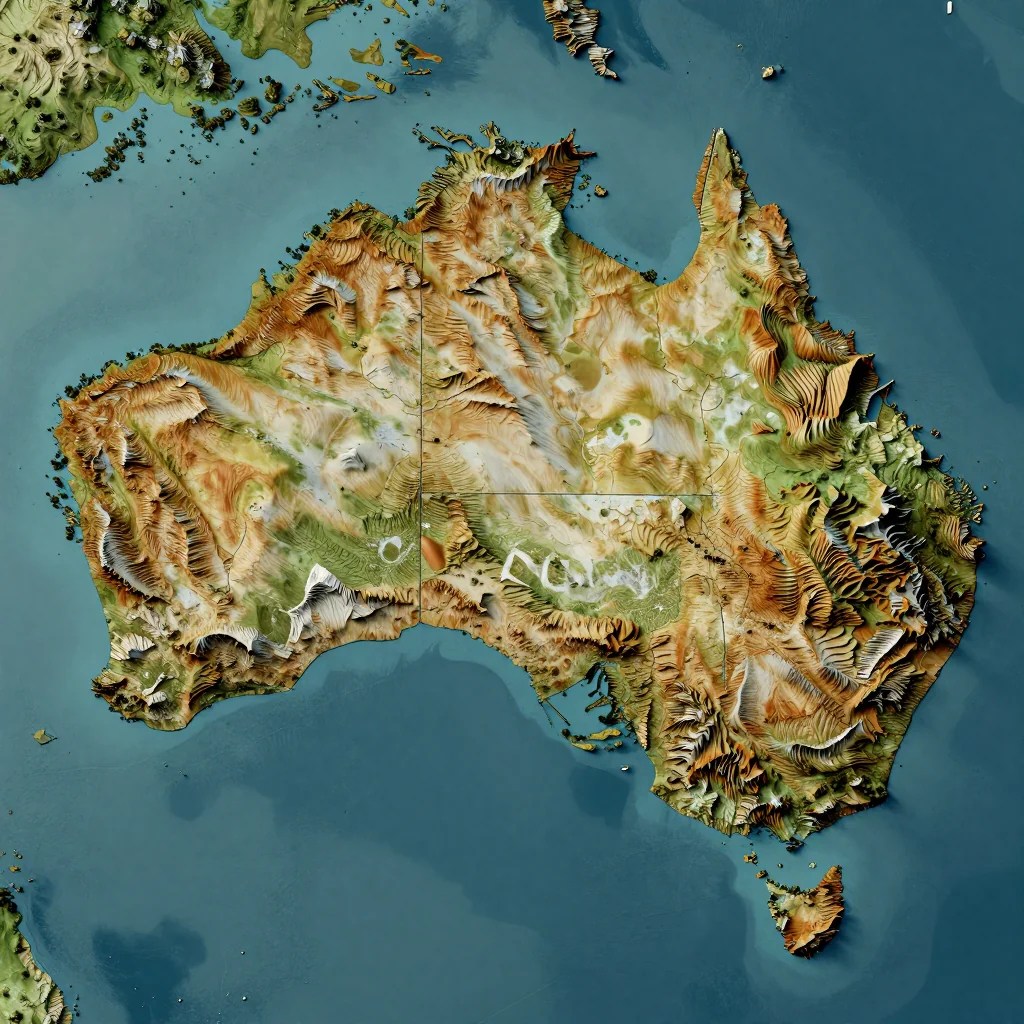 Acton, Australia Topographic Map