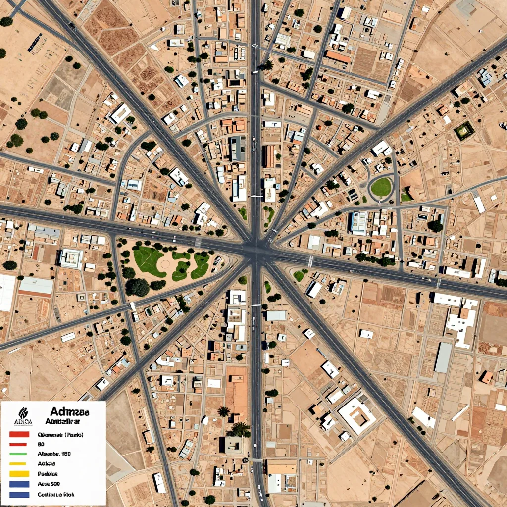 Adrar, Algeria Street Map