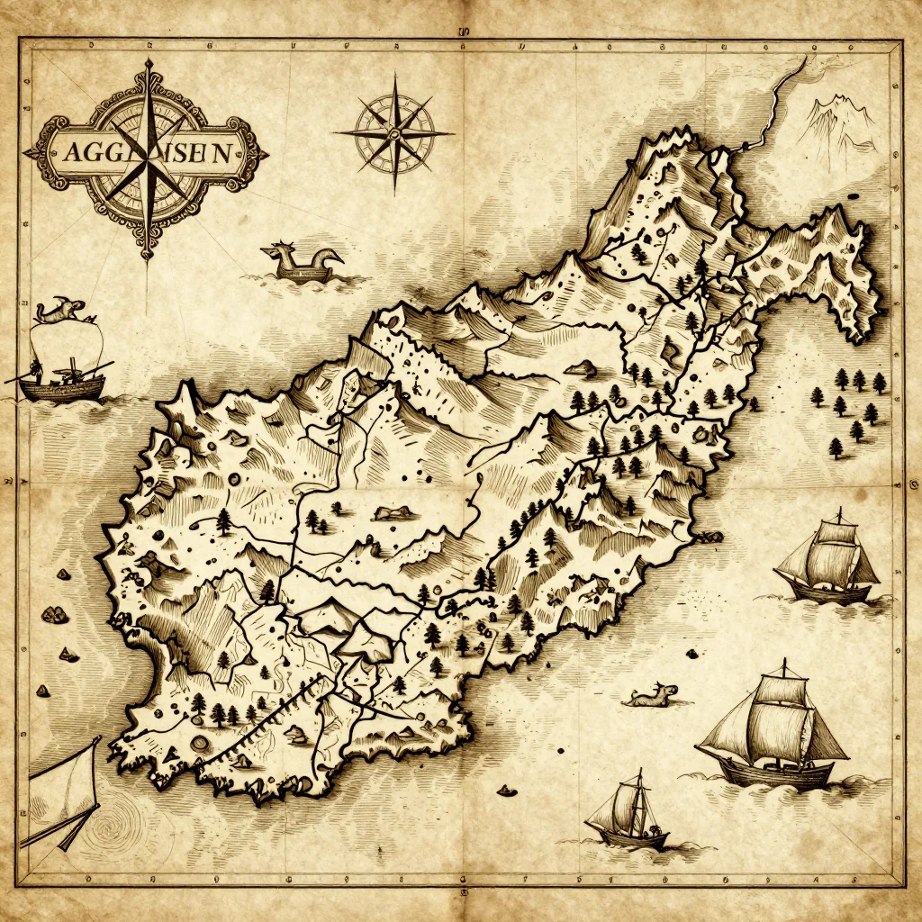 Afghanistan Vintage Map - 17th Century Antique Cartography