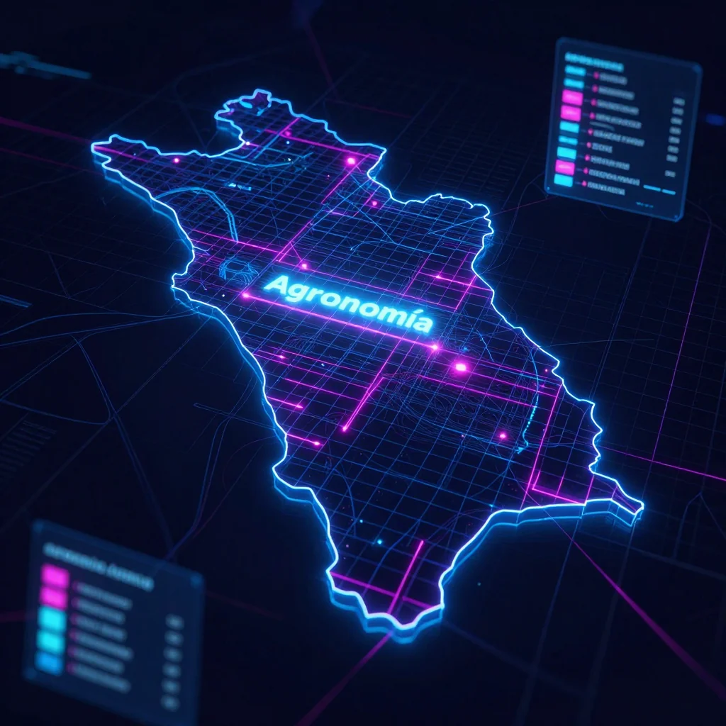 Agronomía, Argentina Cyberpunk Map