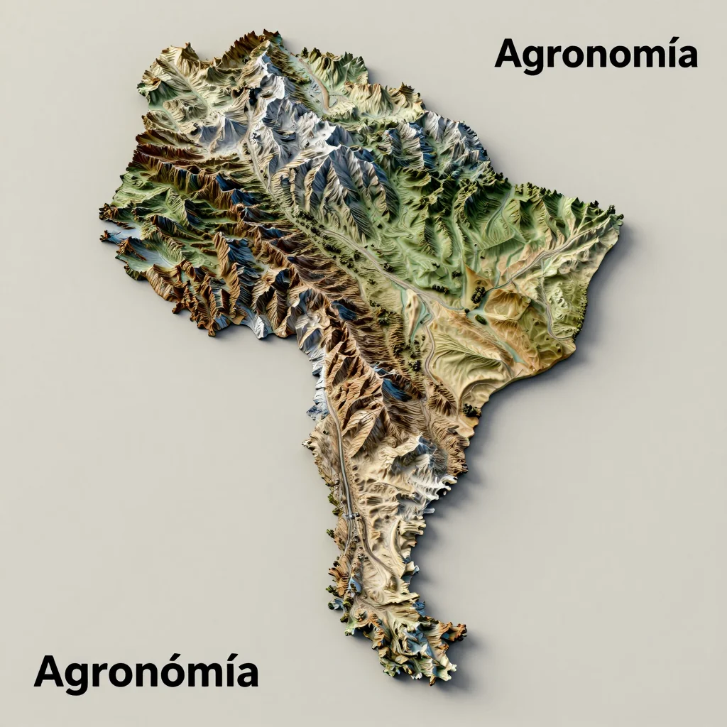 Agronomía, Argentina Topographic Map