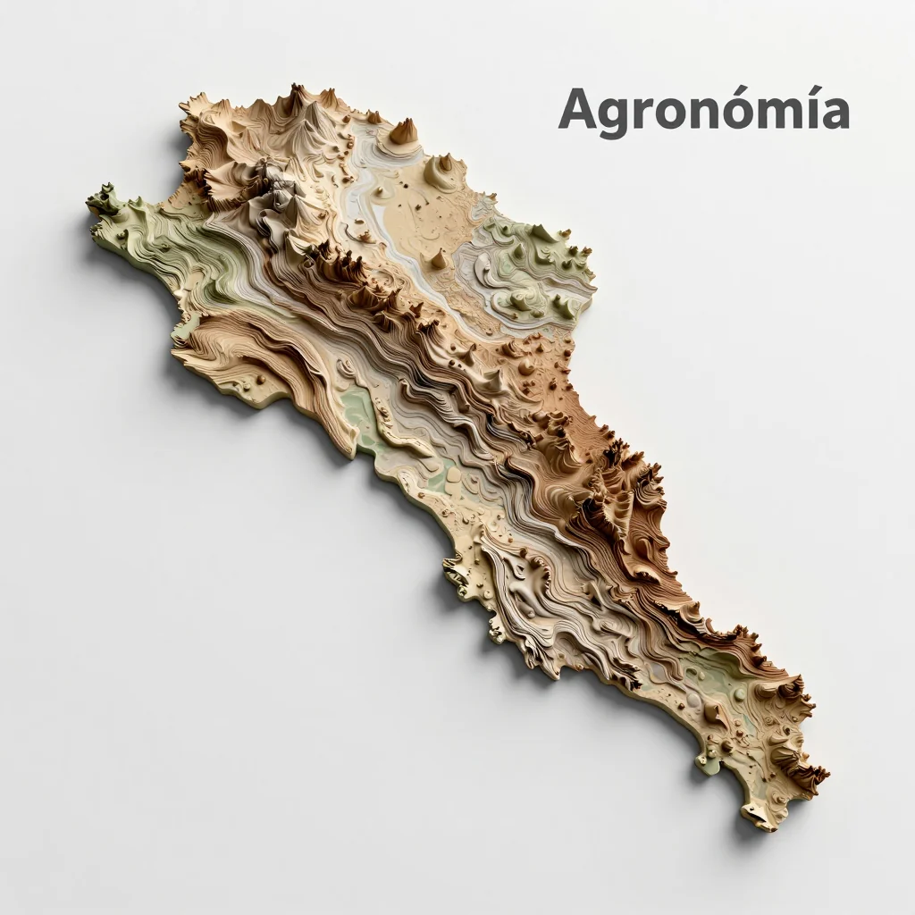 Agronomía, Argentina 3D Topographic