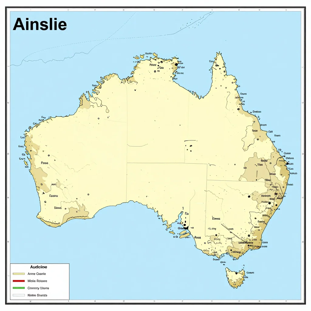 Ainslie, Australia Political Map