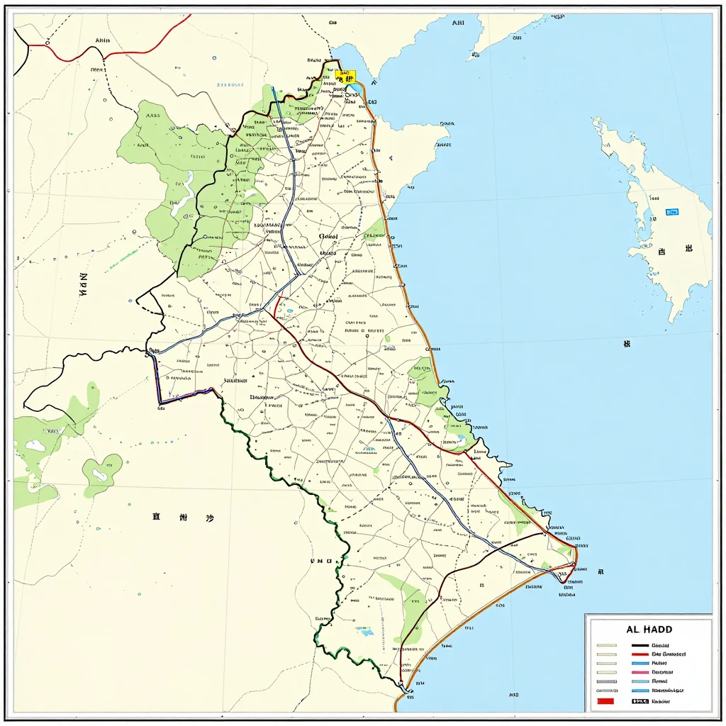 Al Ḩadd, Bahrain Political Map