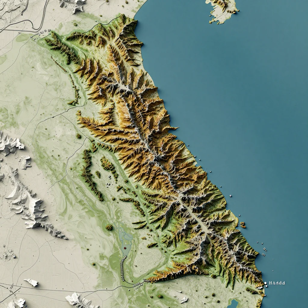 Al Ḩadd, Bahrain - Topographic Map Al Ḩadd, Bahrain Topographic Map
