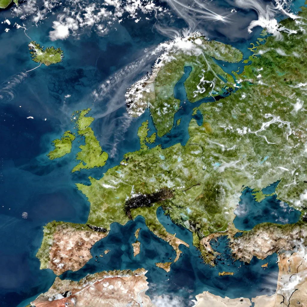 Aland Islands - Satellite Image Aland Islands Satellite View