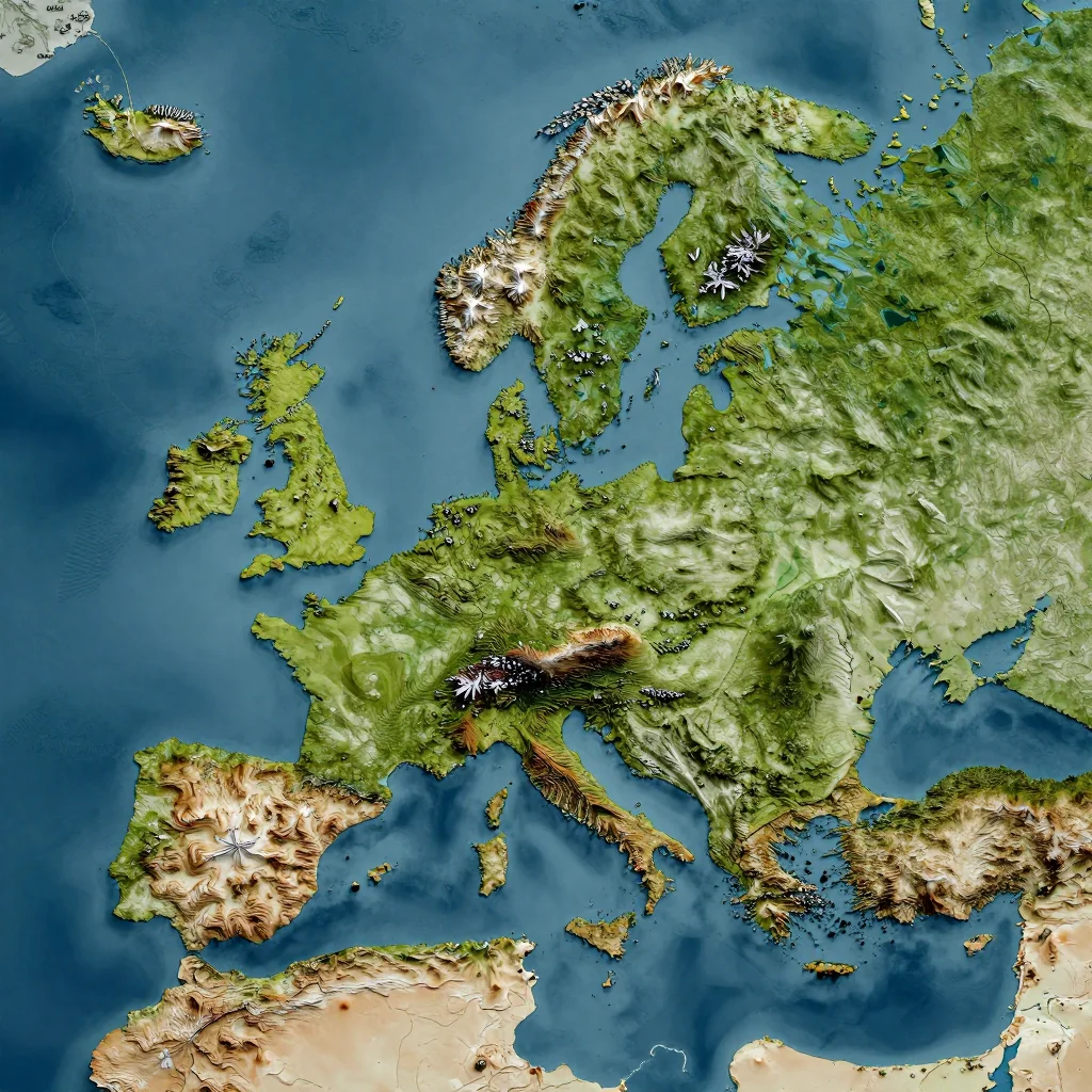 Aland Islands - Topographic Map Aland Islands Topographic Map