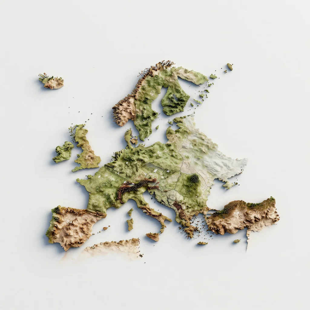 Aland Islands - 3D Topographic Aland Islands 3D Topographic