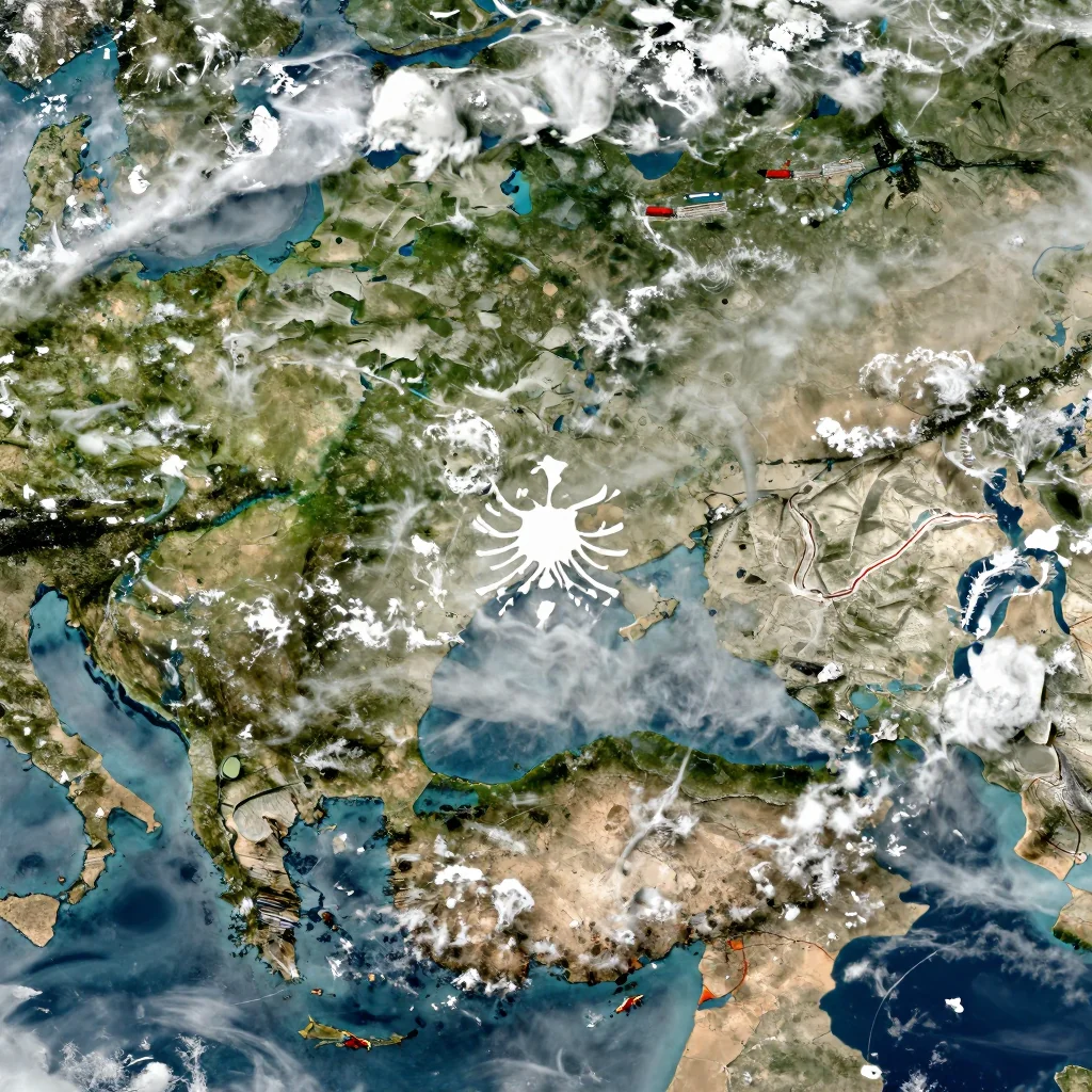 Albania - Satellite Image Albania Satellite View