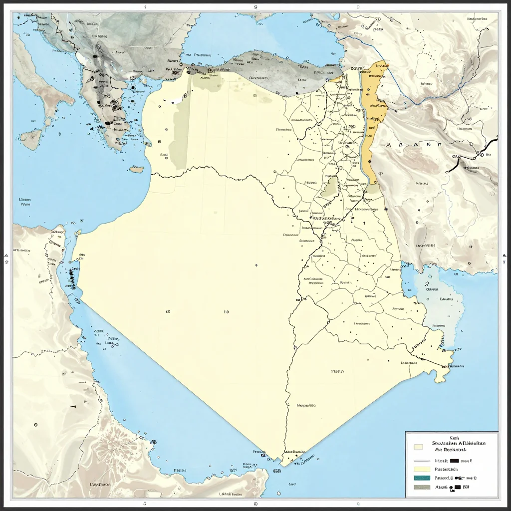 Algeria Political Map