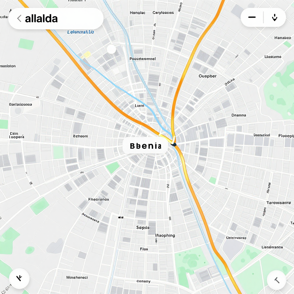 Detailed street map showing roads, highways, neighborhoods, and urban layout of Allada, Benin