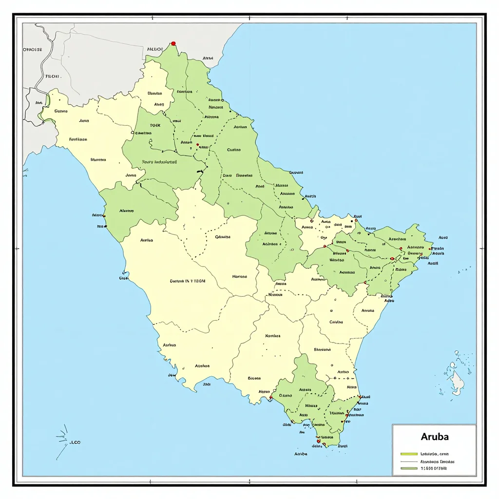 Alto Vista, Aruba Political Map