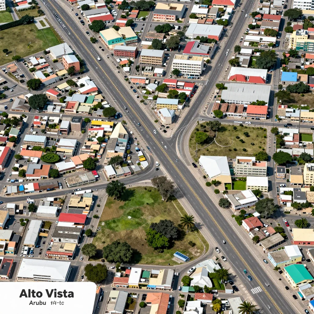 Alto Vista, Aruba Street Map